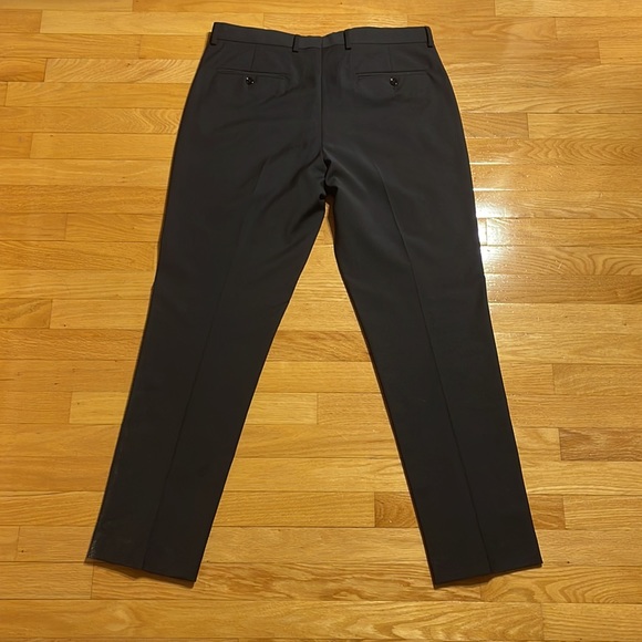 Express Slim Black Wool-Blend Modern Tech Suit Pant - Picture 10 of 11